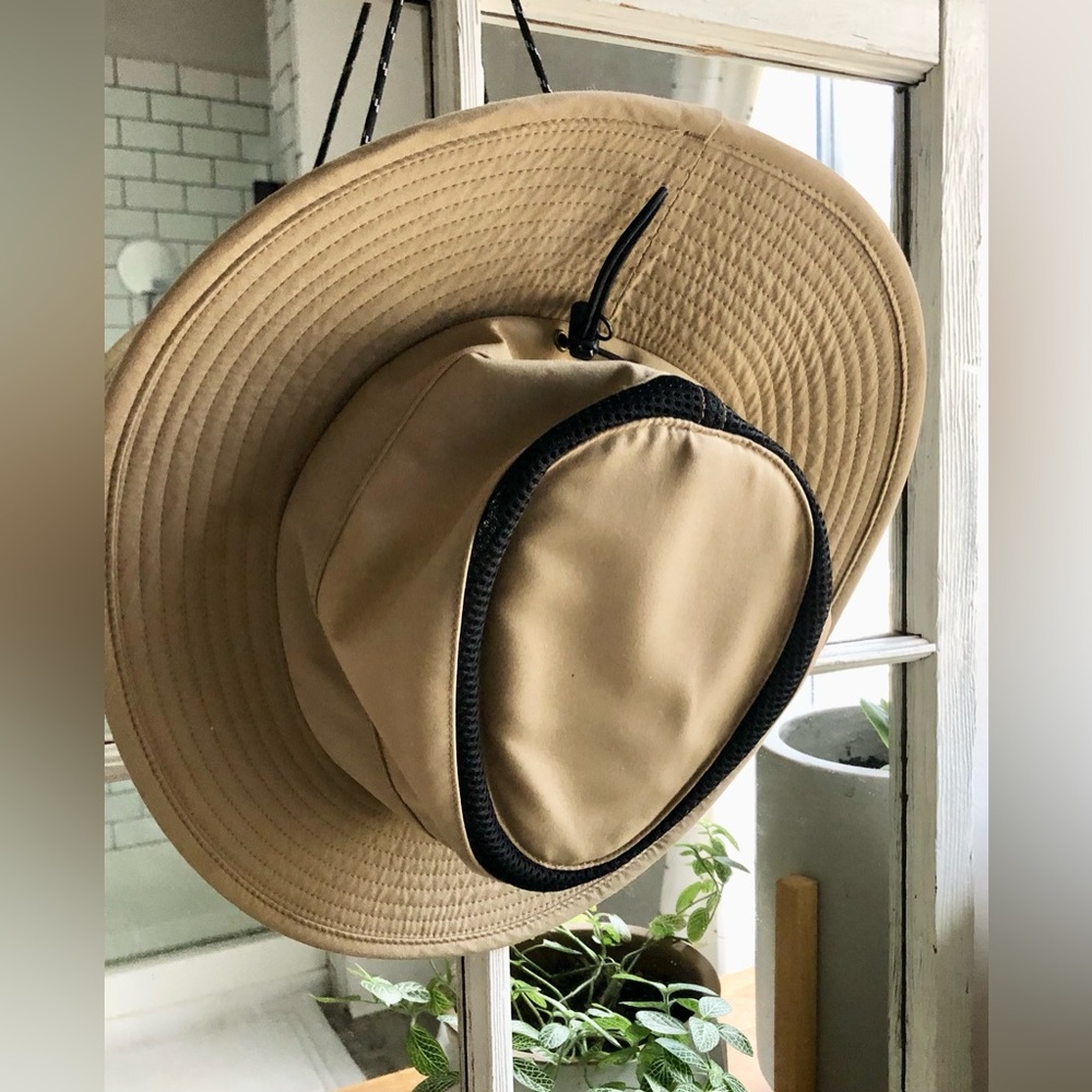 Ozark Trail Tan Sunhat Hat with Black Band Shade
